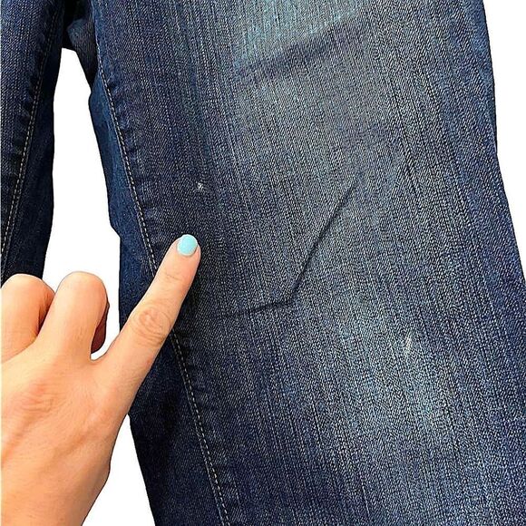 Loft Modern Straight Jeans Dark Blue Women’s 28/6 - Picture 11 of 14